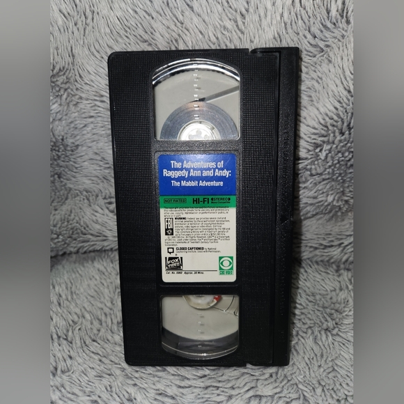 Rare Raggedy Ann Andy VHS Videotape Adventure - Picture 7 of 10